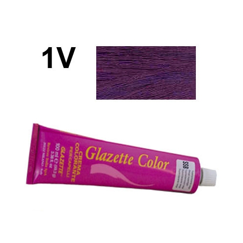 GLAZETTE Color 1V farba do wł.100ml fioletowa czerń